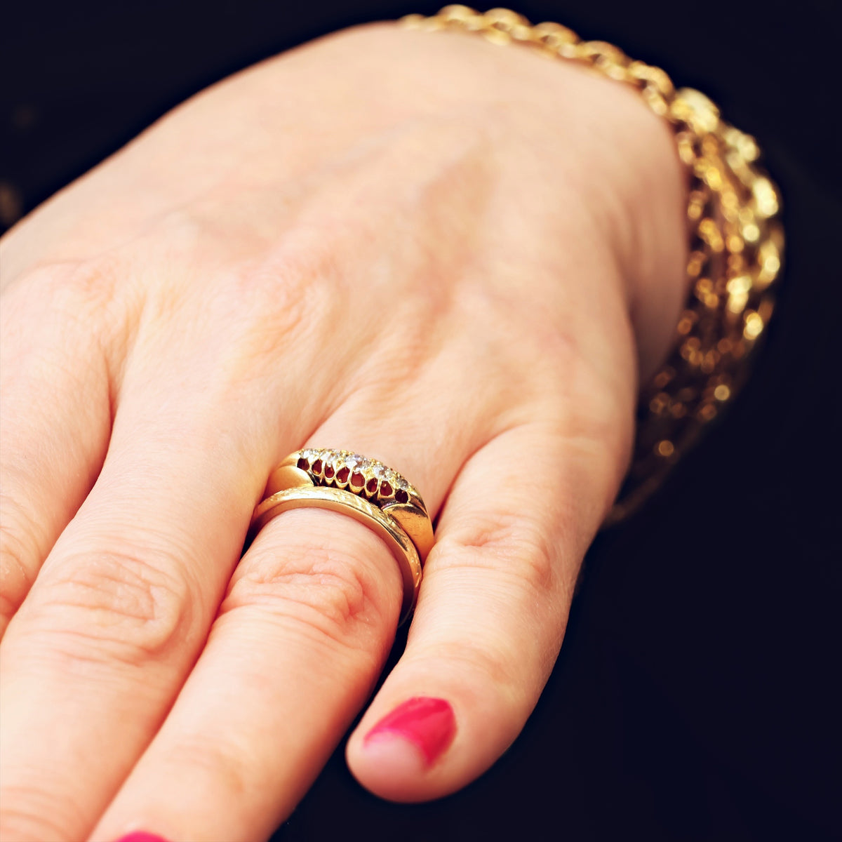 Antique Date 1908 Diamond Engagement Ring