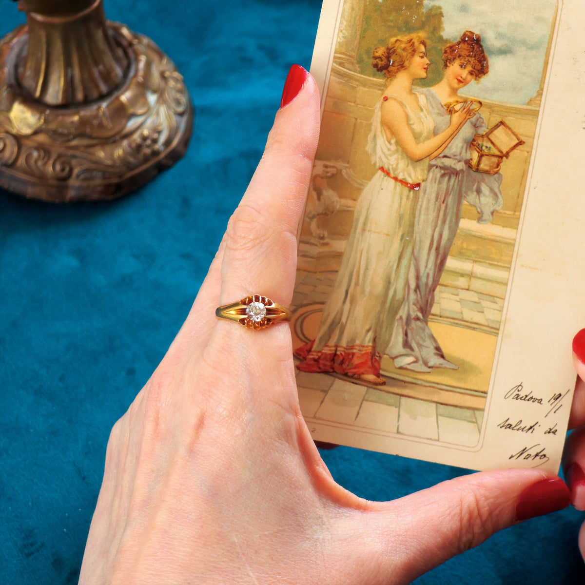 Antique Date 1908 Diamond Engagement Ring