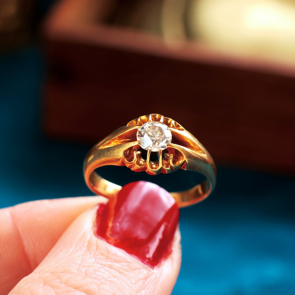 Antique Date 1908 Diamond Engagement Ring