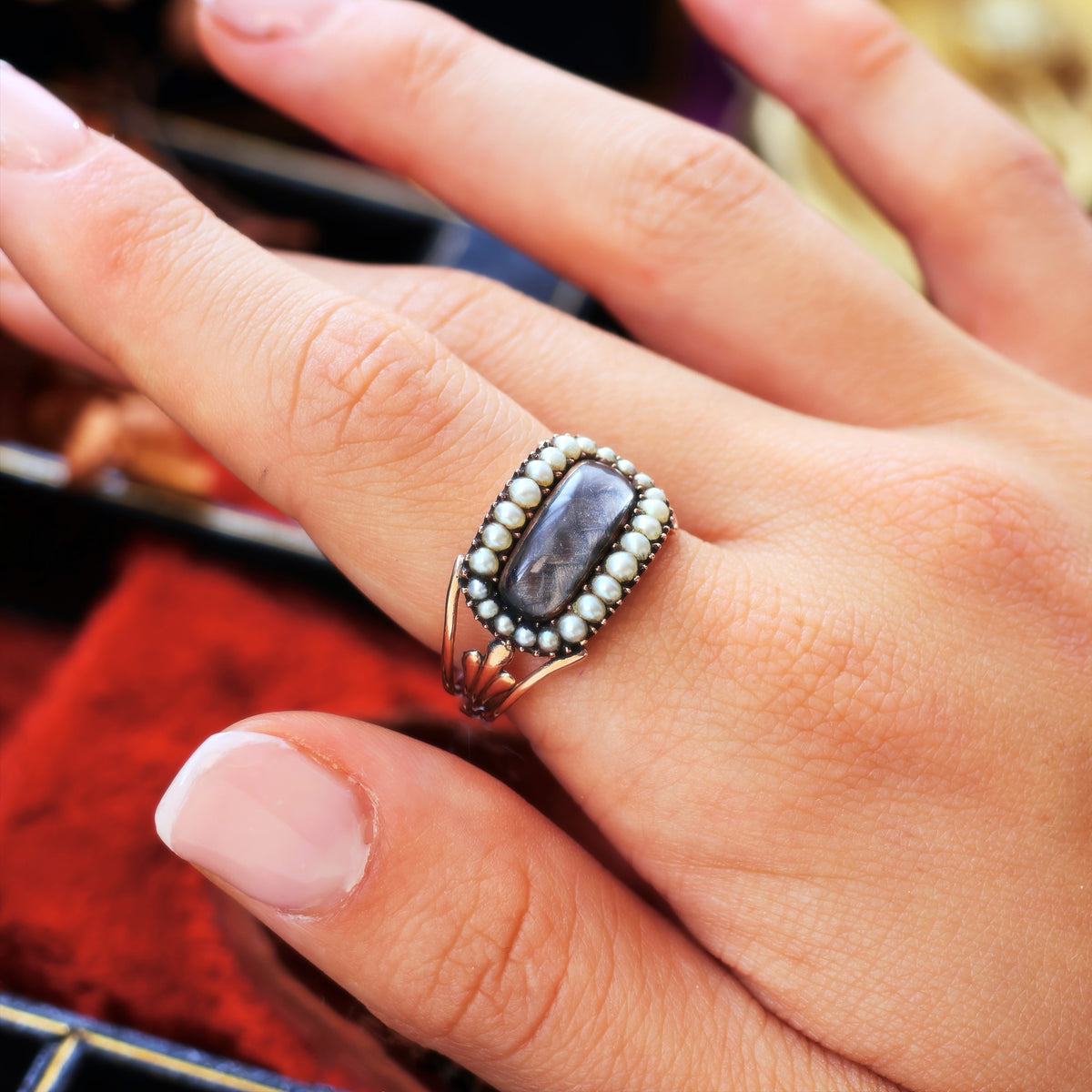 Mourning Ring for Elizabeth Baxter of Dundee d.1804