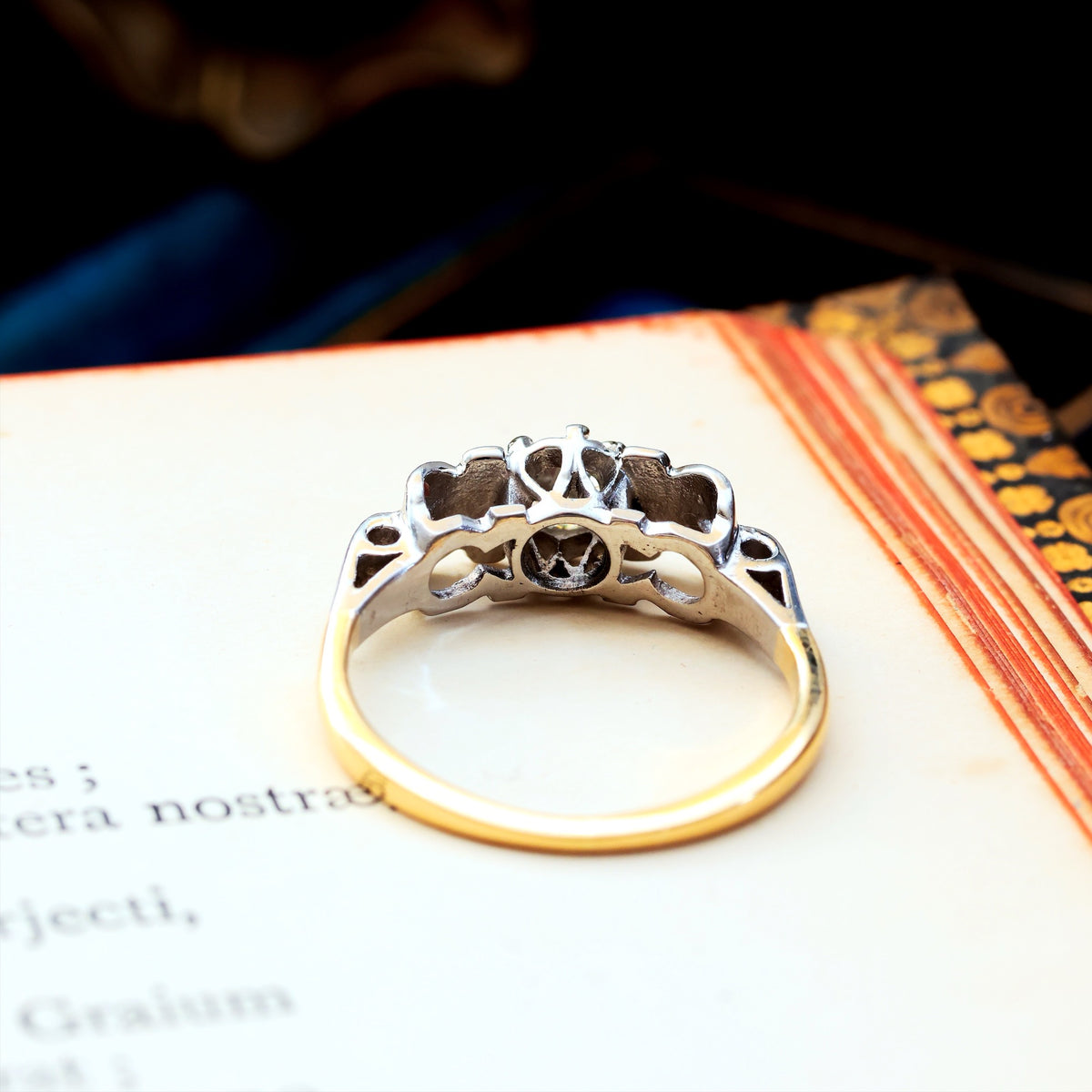 Vintage 1950's Art Deco Diamond Engagement Ring