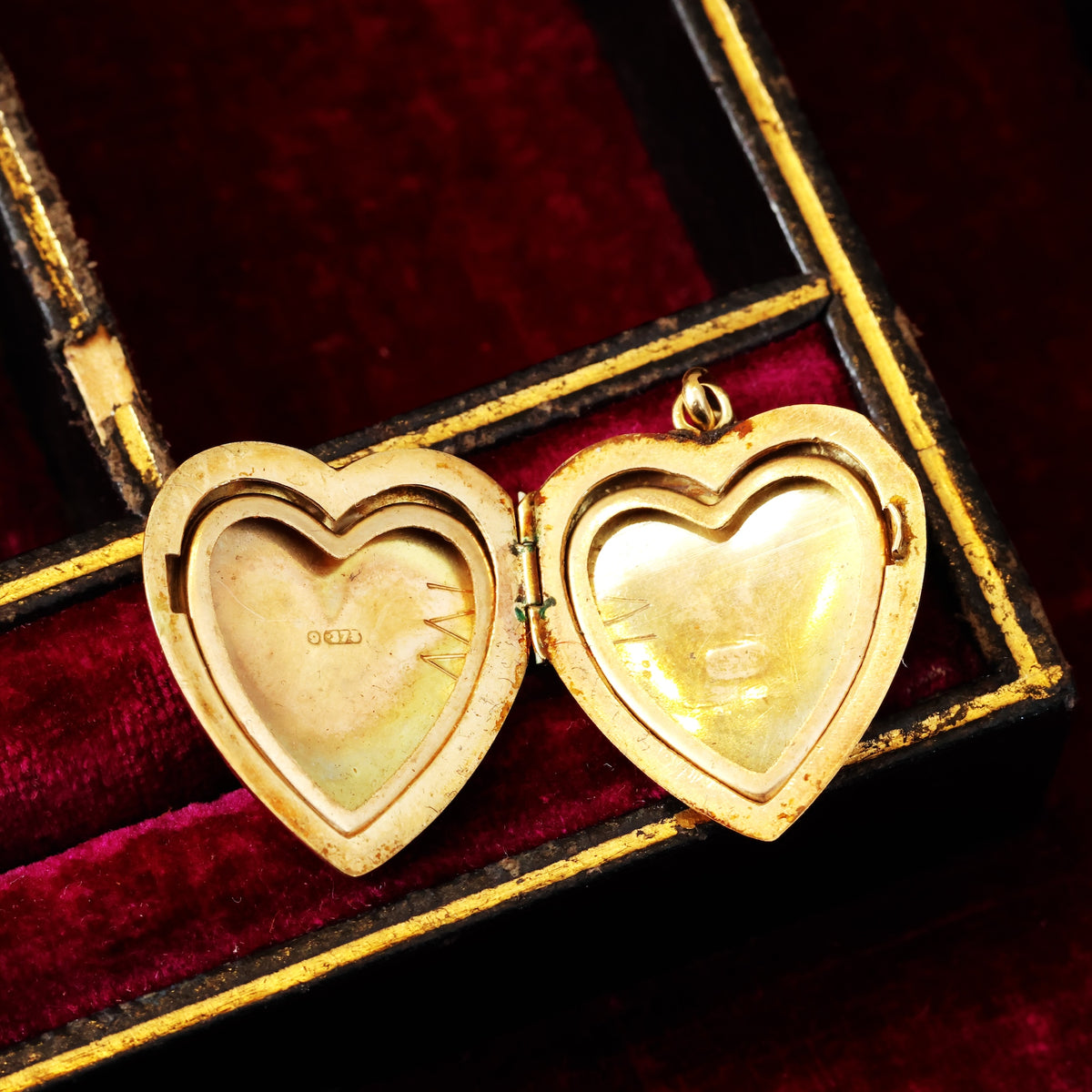 Date 1956 Hand Engraved Heart Locket