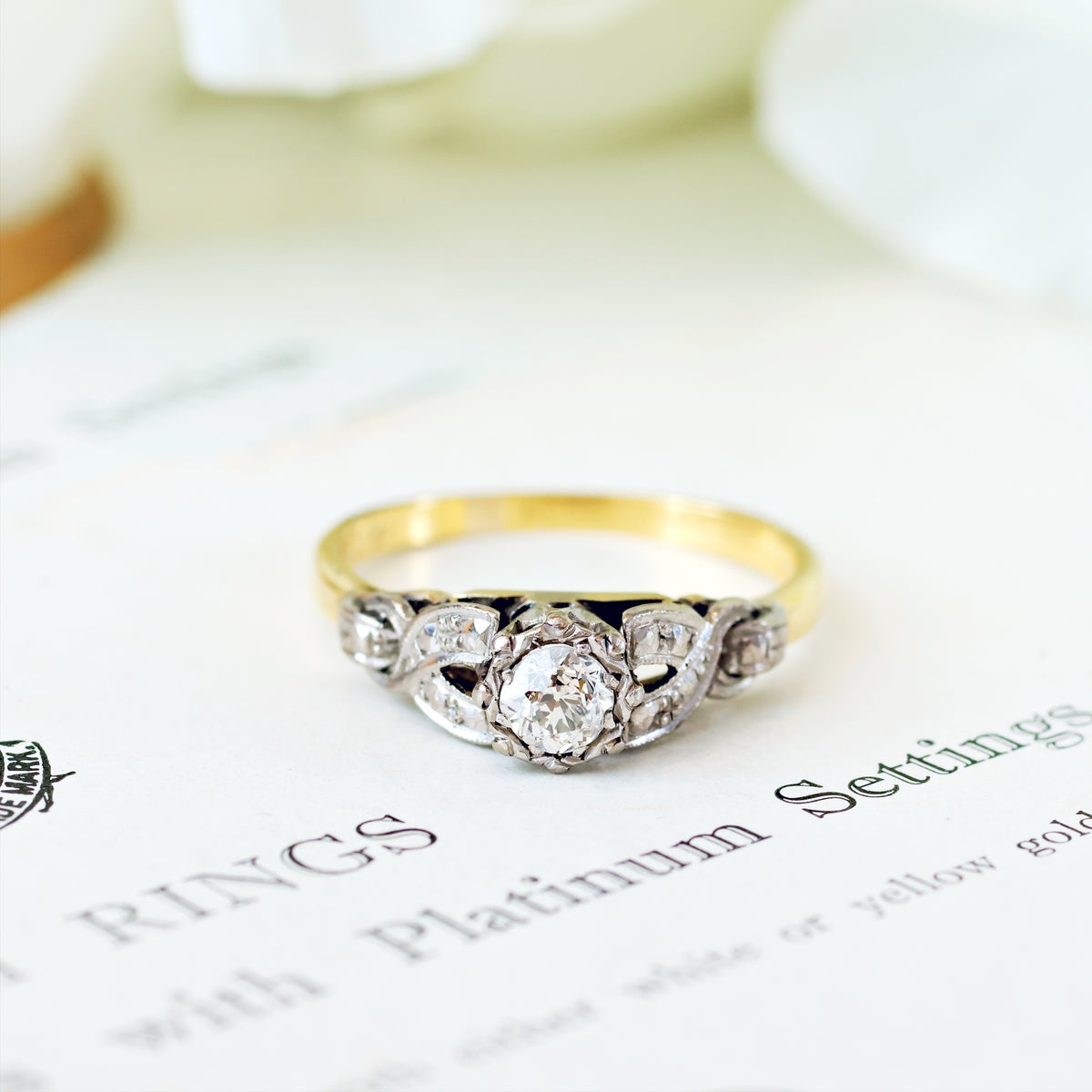 Vintage Diamond Engagement Ring