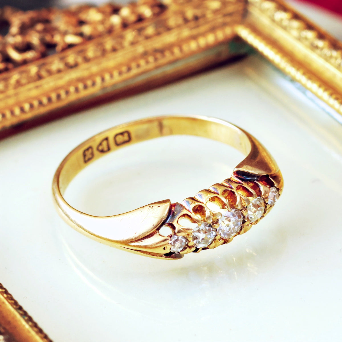 Antique Date 1908 Diamond Engagement Ring