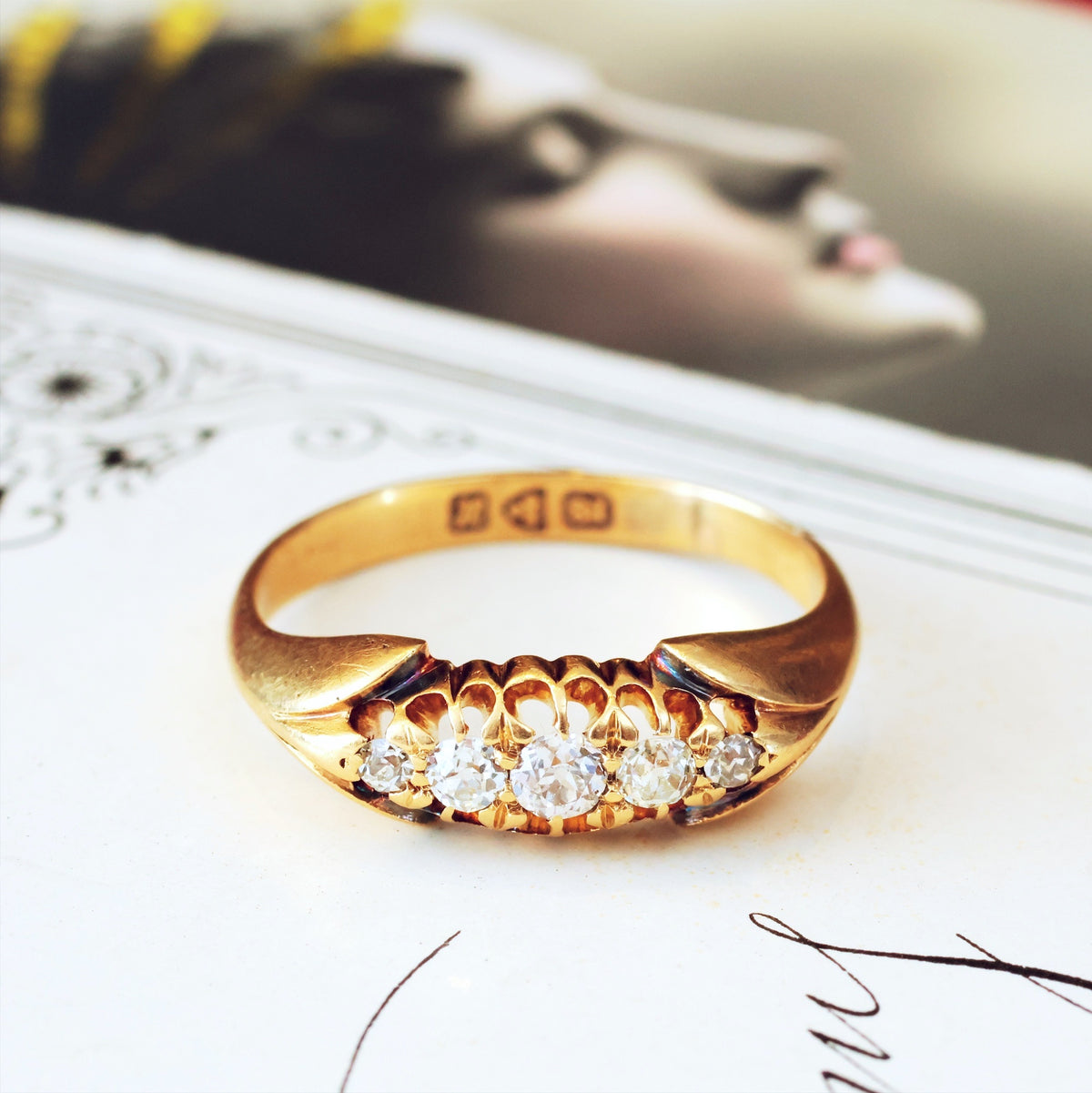 Antique Date 1908 Diamond Engagement Ring