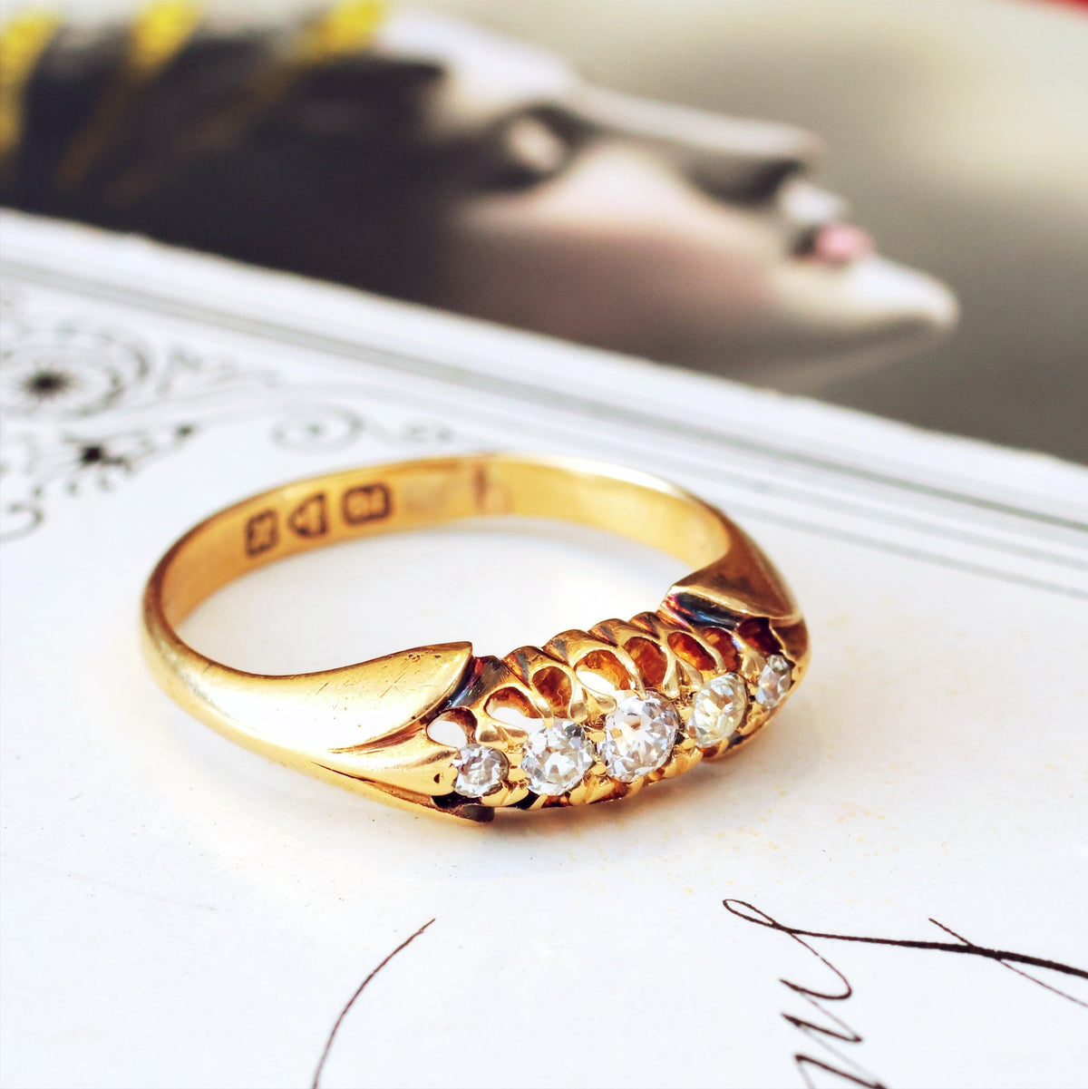 Antique Date 1908 Diamond Engagement Ring