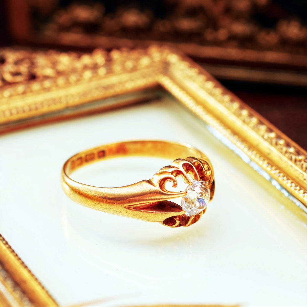 Antique Date 1908 Diamond Engagement Ring