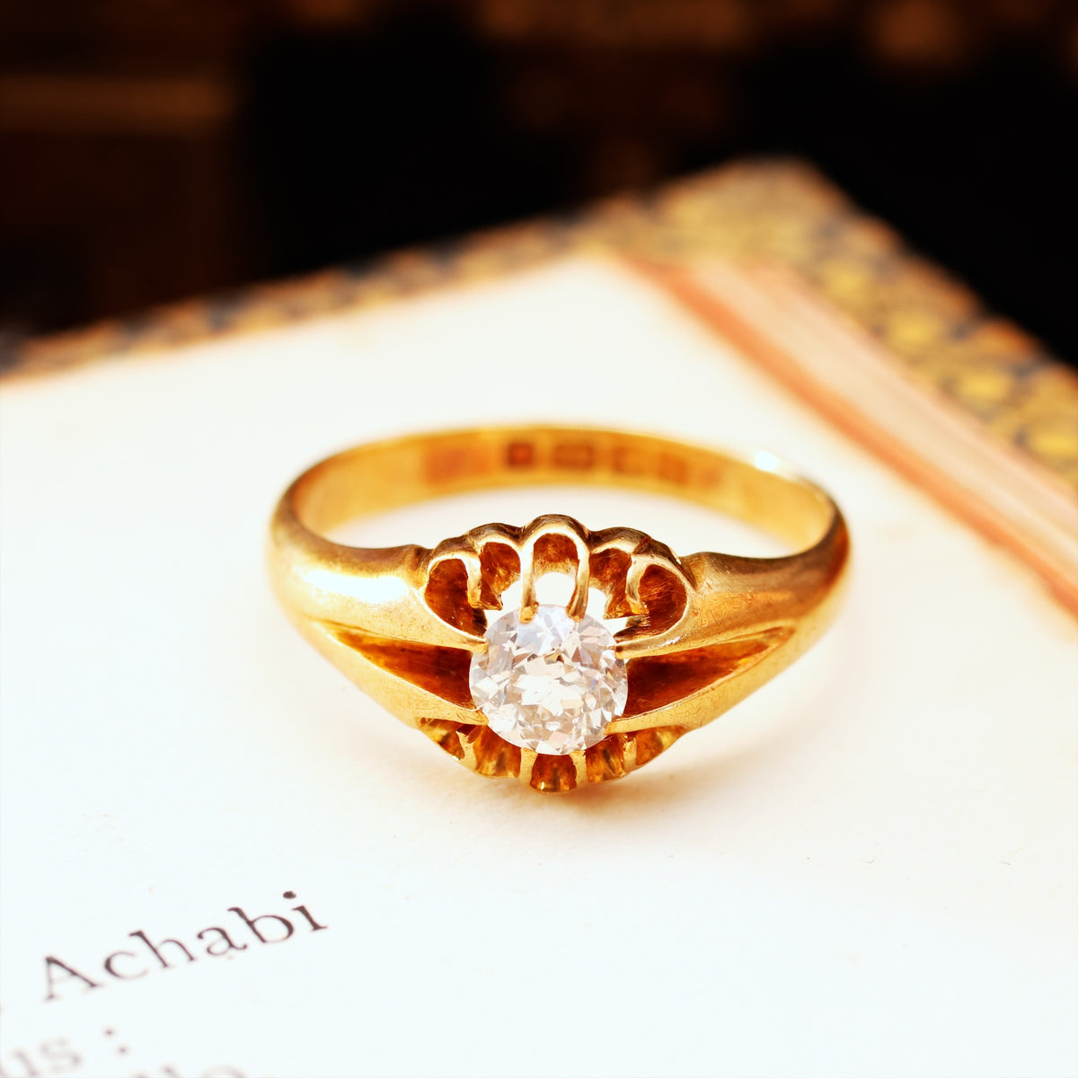 Antique Date 1908 Diamond Engagement Ring