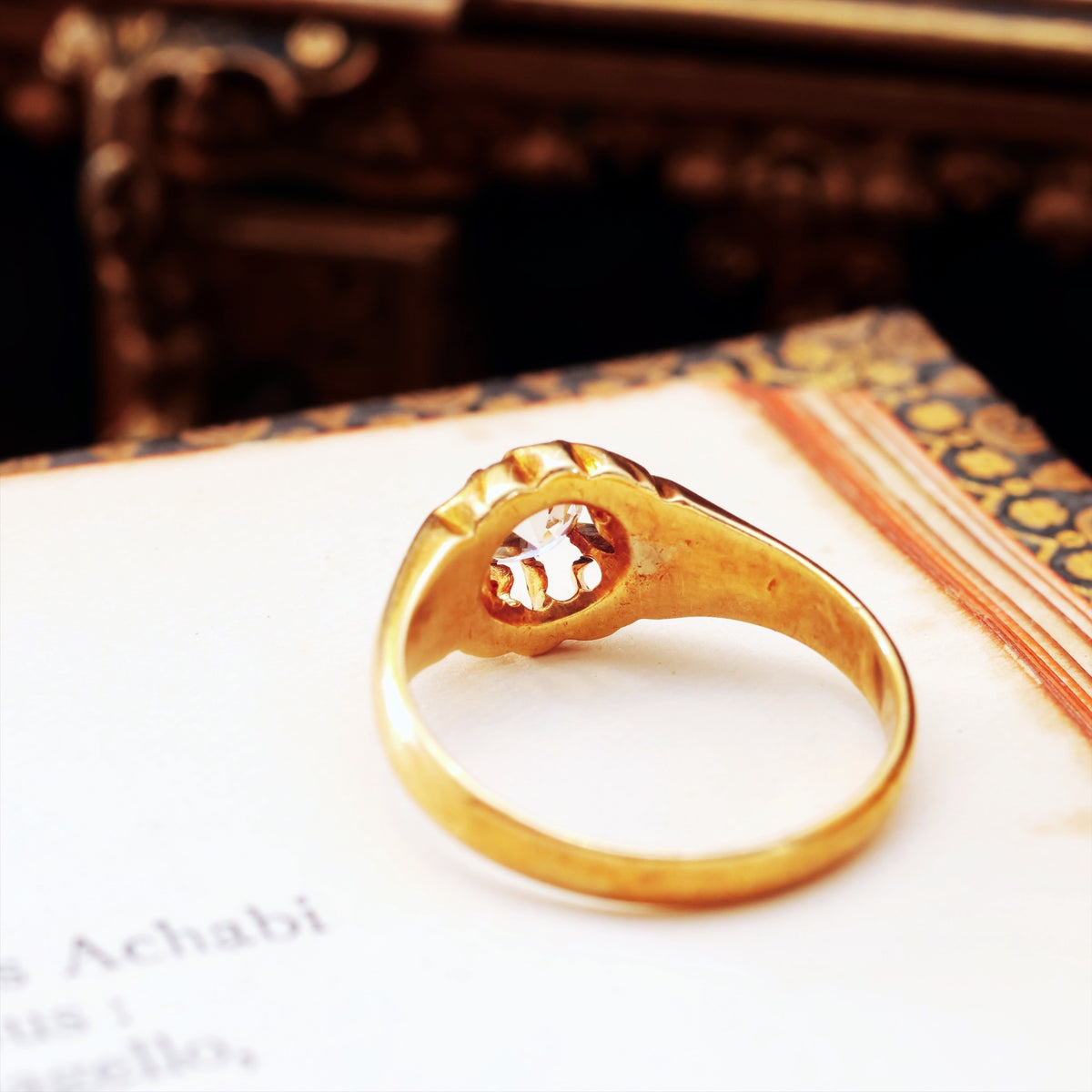 Antique Date 1908 Diamond Engagement Ring