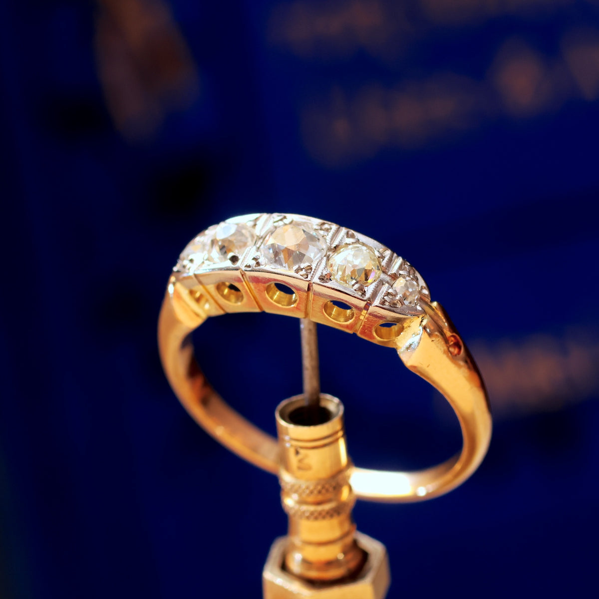 Antique Edwardian Recycled Diamond Engagement Ring