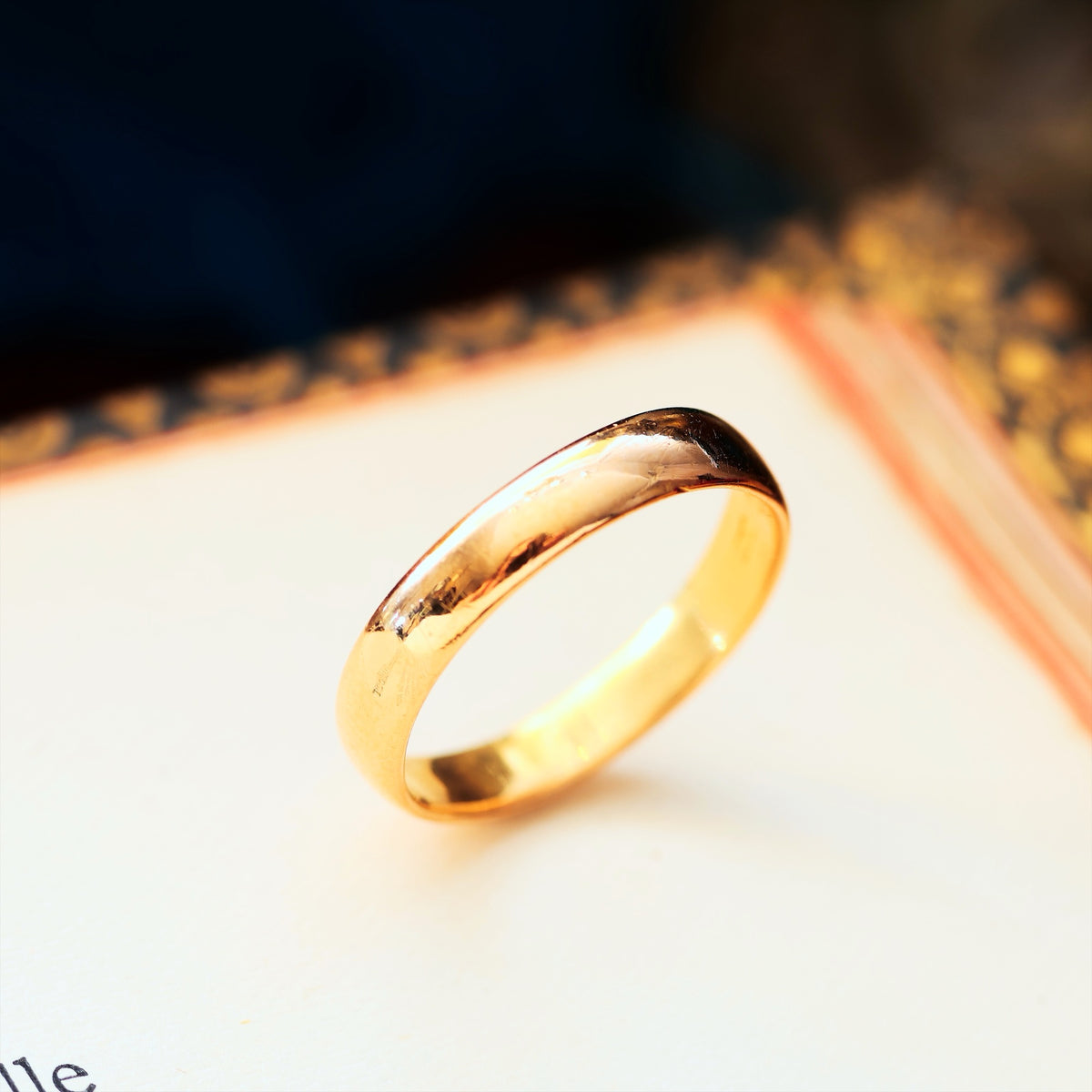 Antique Date 1911 22ct Gold Wedding Ring