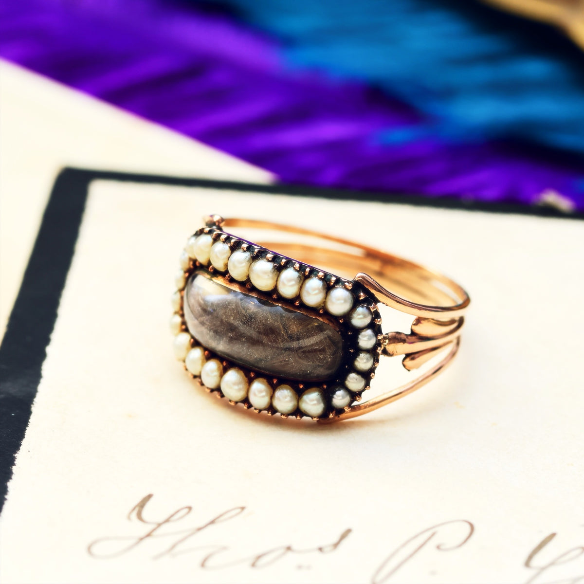 Mourning Ring for Elizabeth Baxter of Dundee d.1804