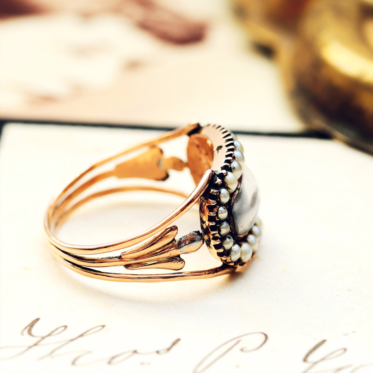 Mourning Ring for Elizabeth Baxter of Dundee d.1804