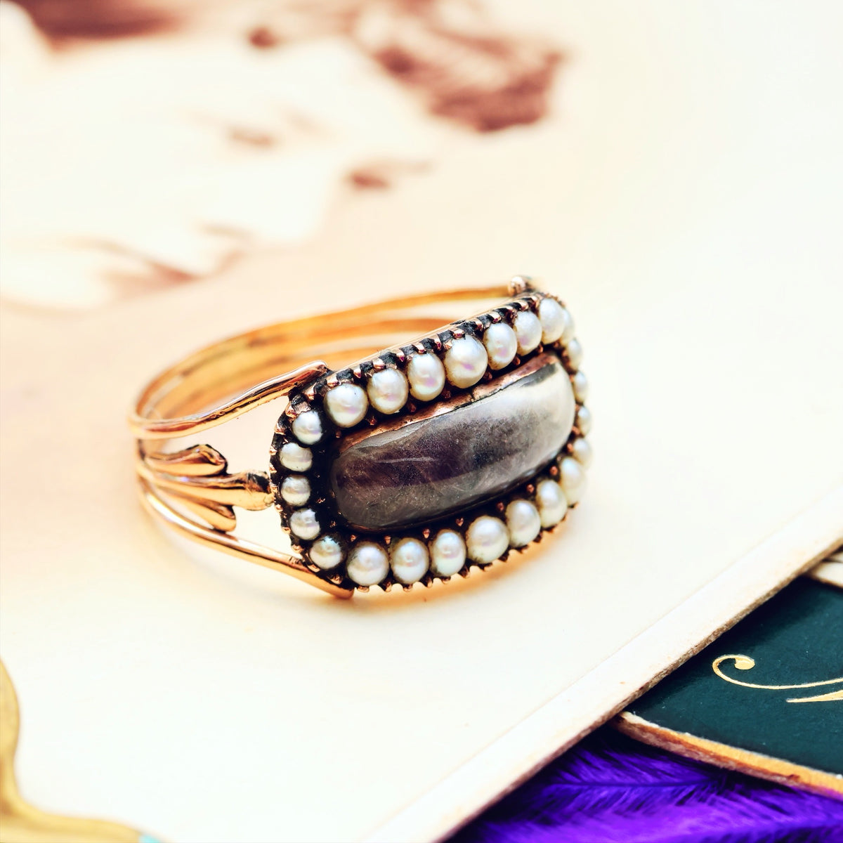 Mourning Ring for Elizabeth Baxter of Dundee d.1804