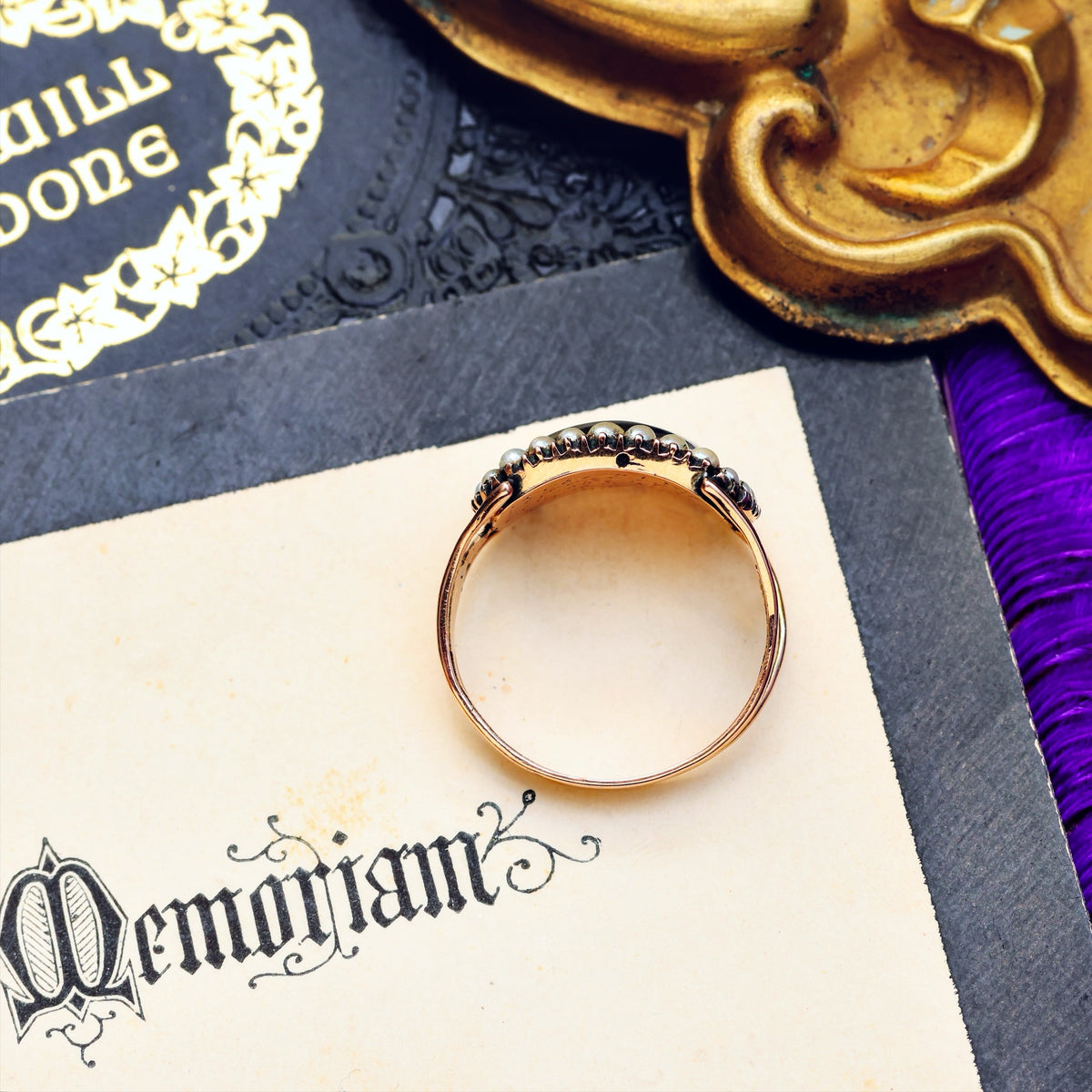 Mourning Ring for Elizabeth Baxter of Dundee d.1804