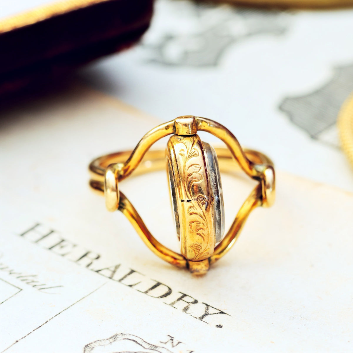 Circa 1862 Mourning Ring for Caroline Giesler