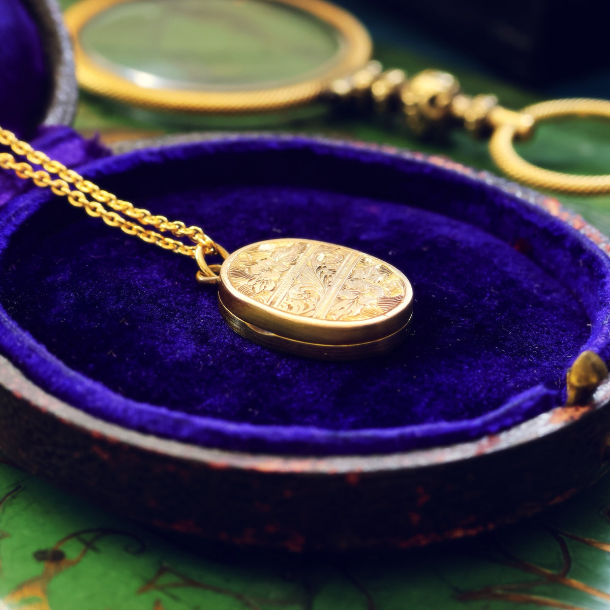 Adorable Miniature Antique Gold Locket