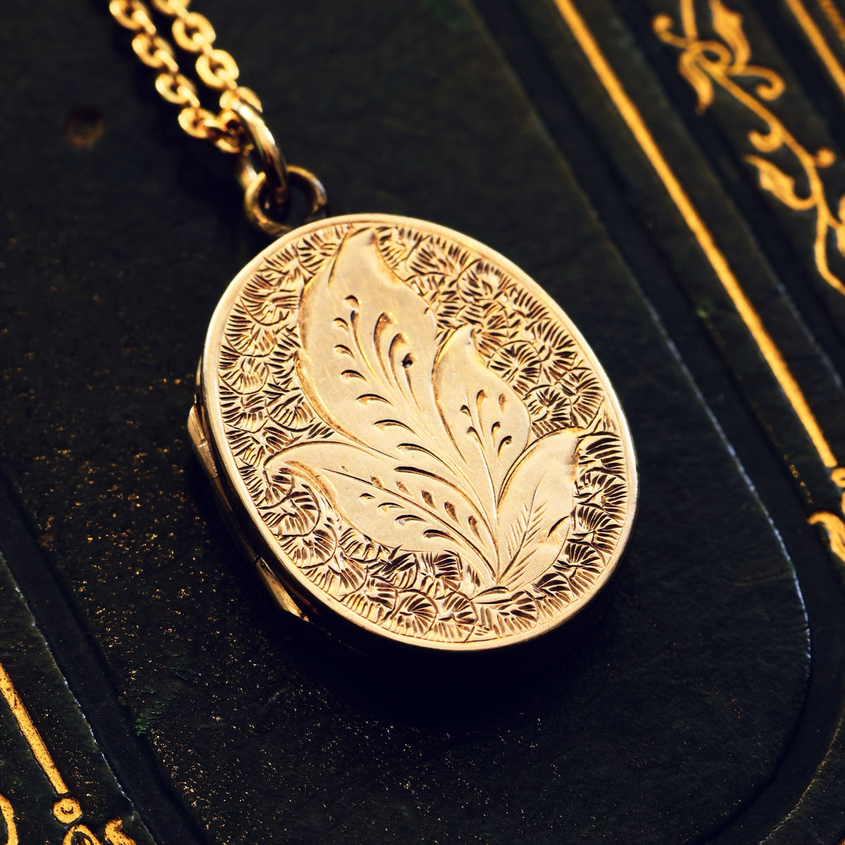 Adorable Miniature Antique Gold Locket