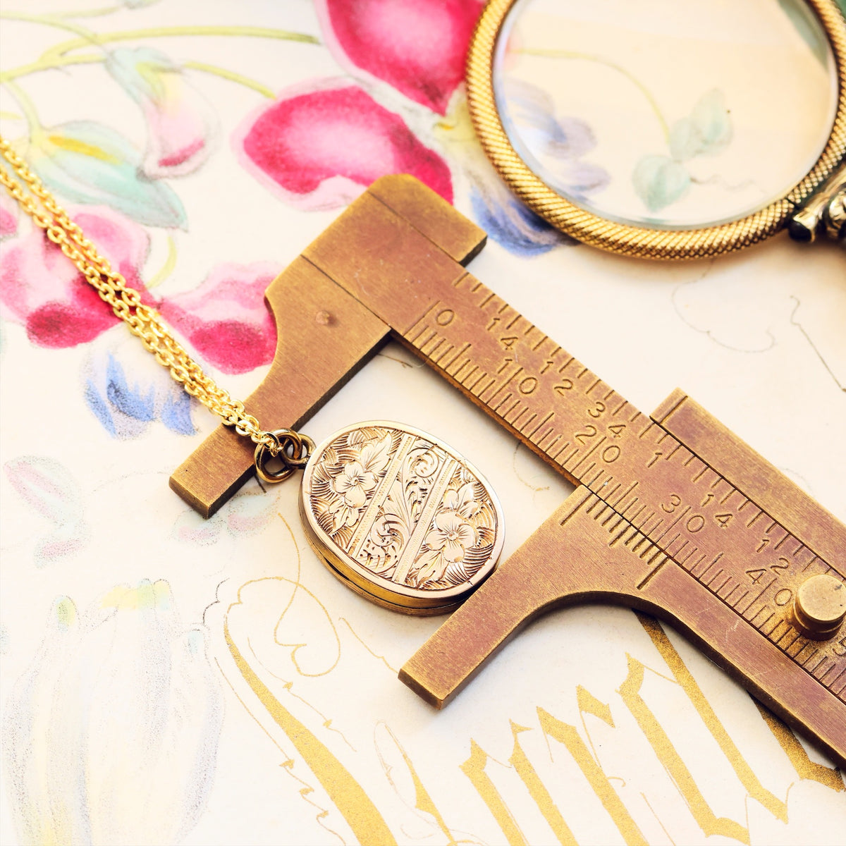 Adorable Miniature Antique Gold Locket