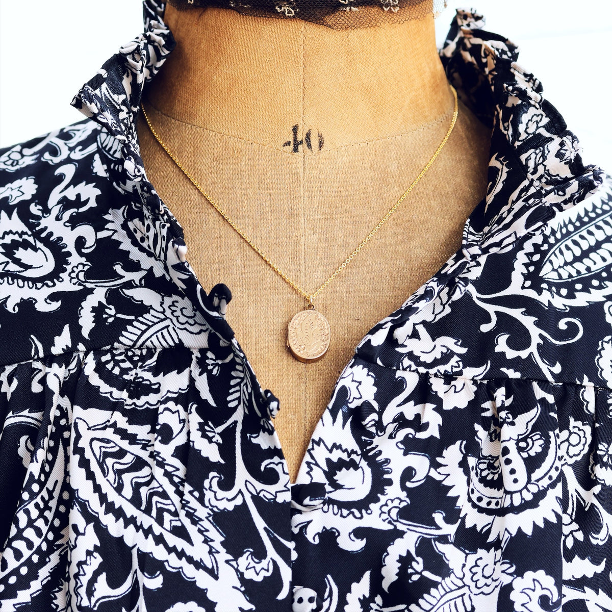 Adorable Miniature Antique Gold Locket