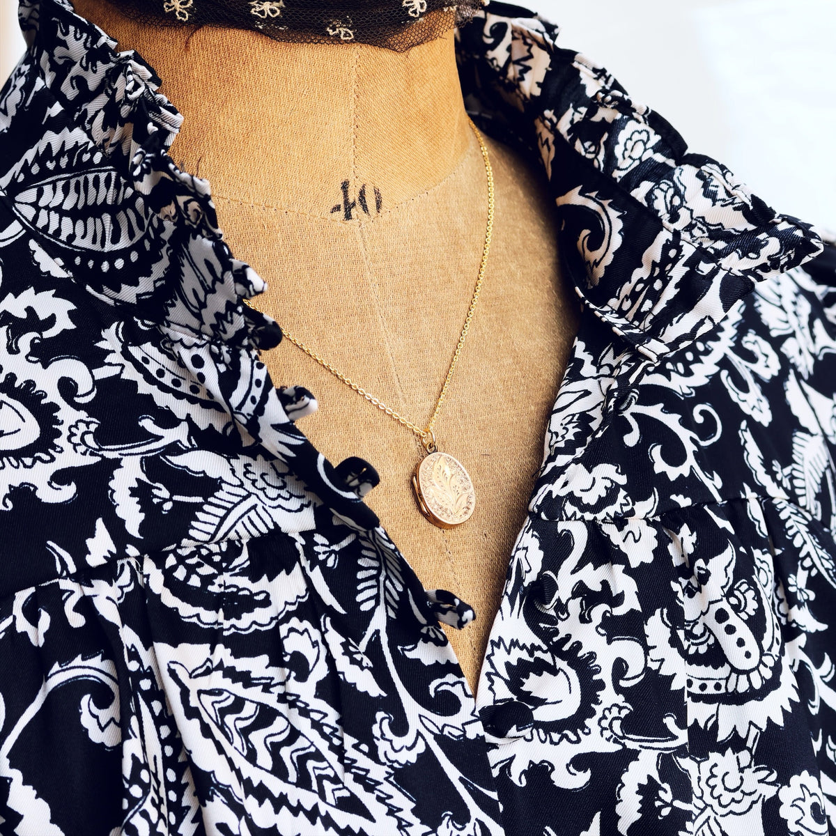 Adorable Miniature Antique Gold Locket