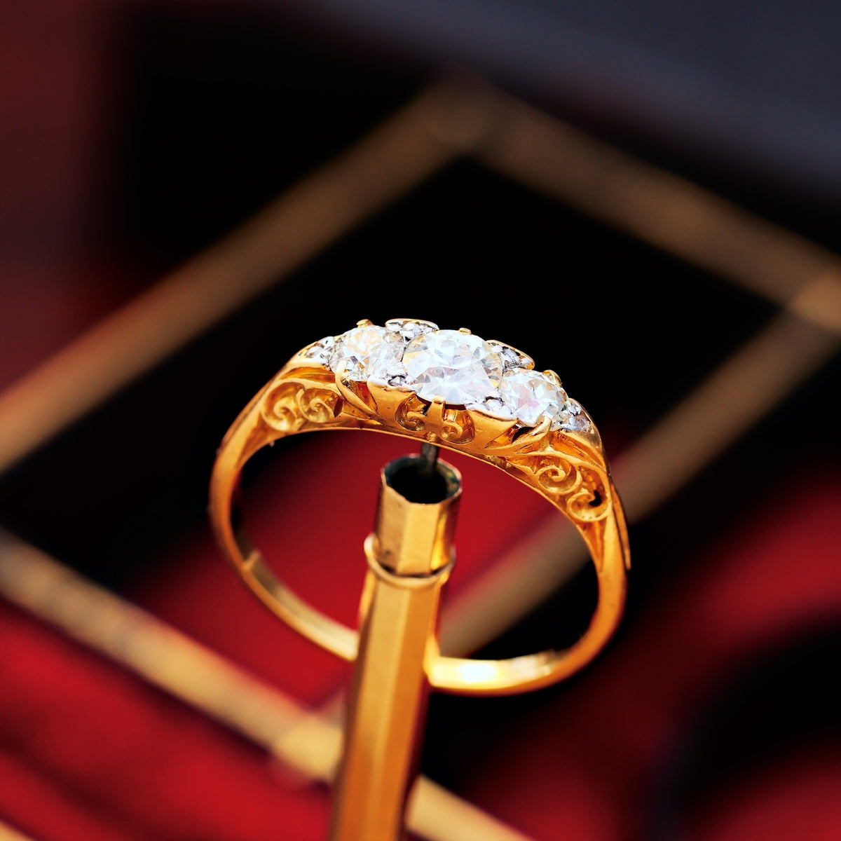 Blessed Lovely! Late Victorian Diamond Engagement Ring