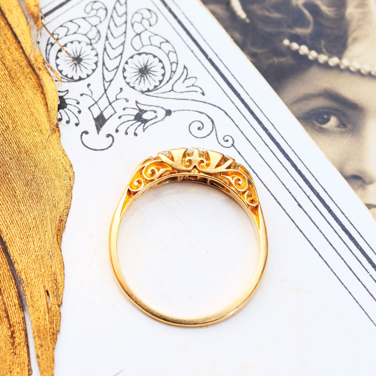 Blessed Lovely! Late Victorian Diamond Engagement Ring