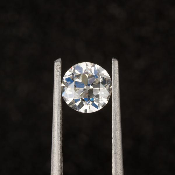 Recycled Vintage Hand Cut Diamond Engagement Ring