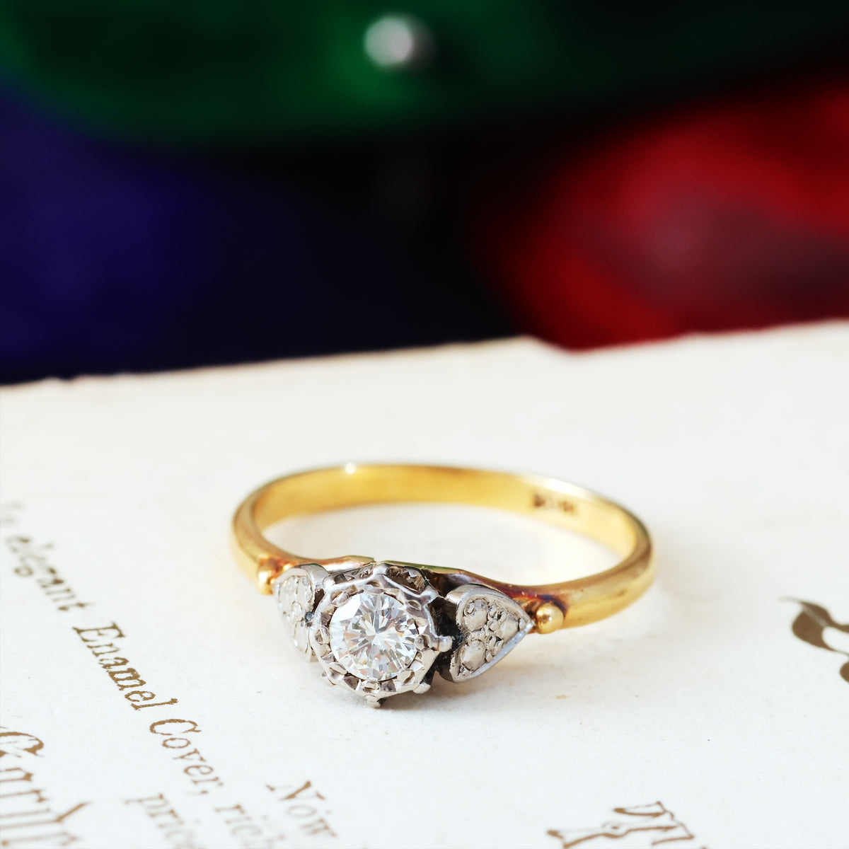 Vintage 1950's Diamond Engagement Ring