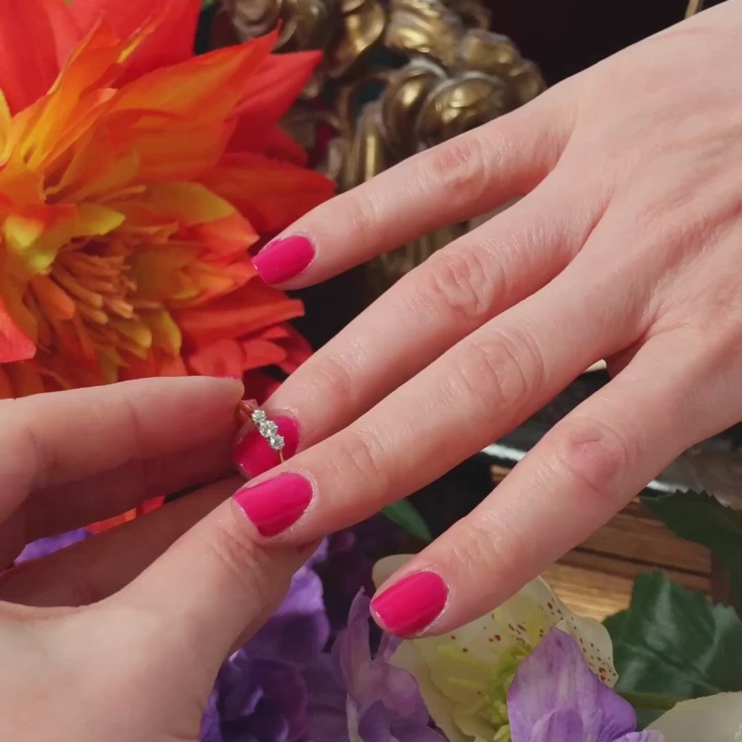 Vintage Diamond Trilogy Ring