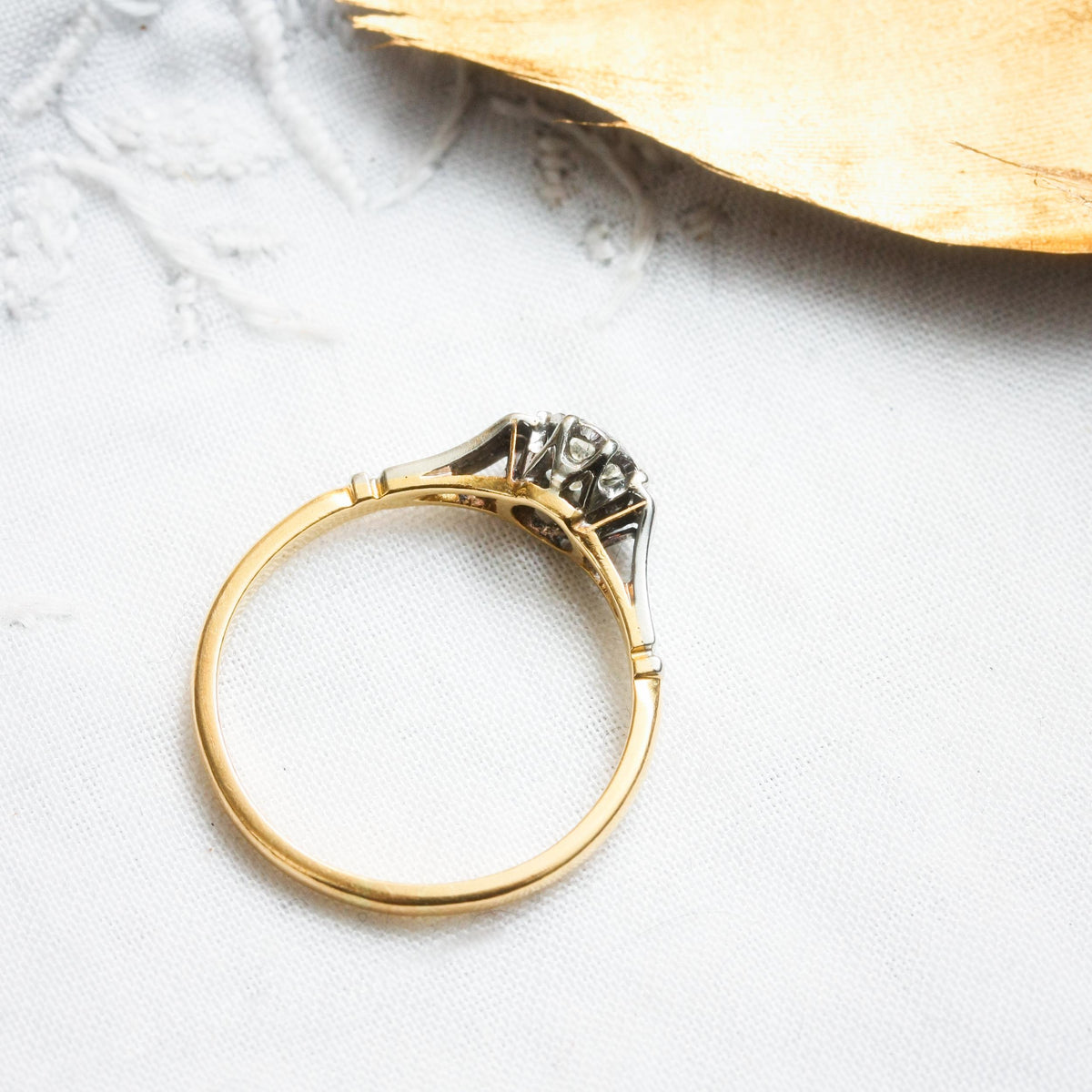 A Restrainedly Lovely Vintage Diamond Solitaire Ring