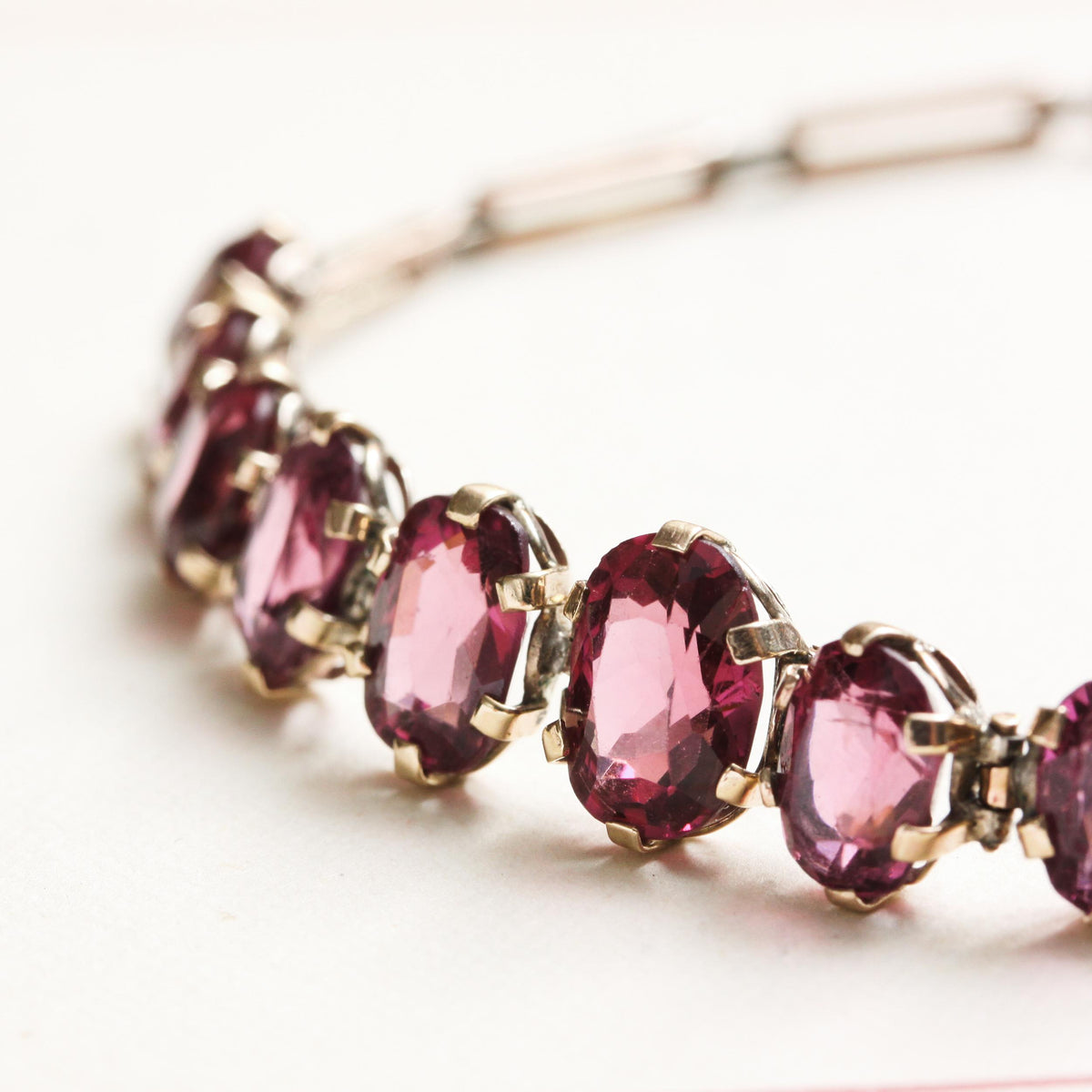 Vintage Edwardian  Garnet Bracelet