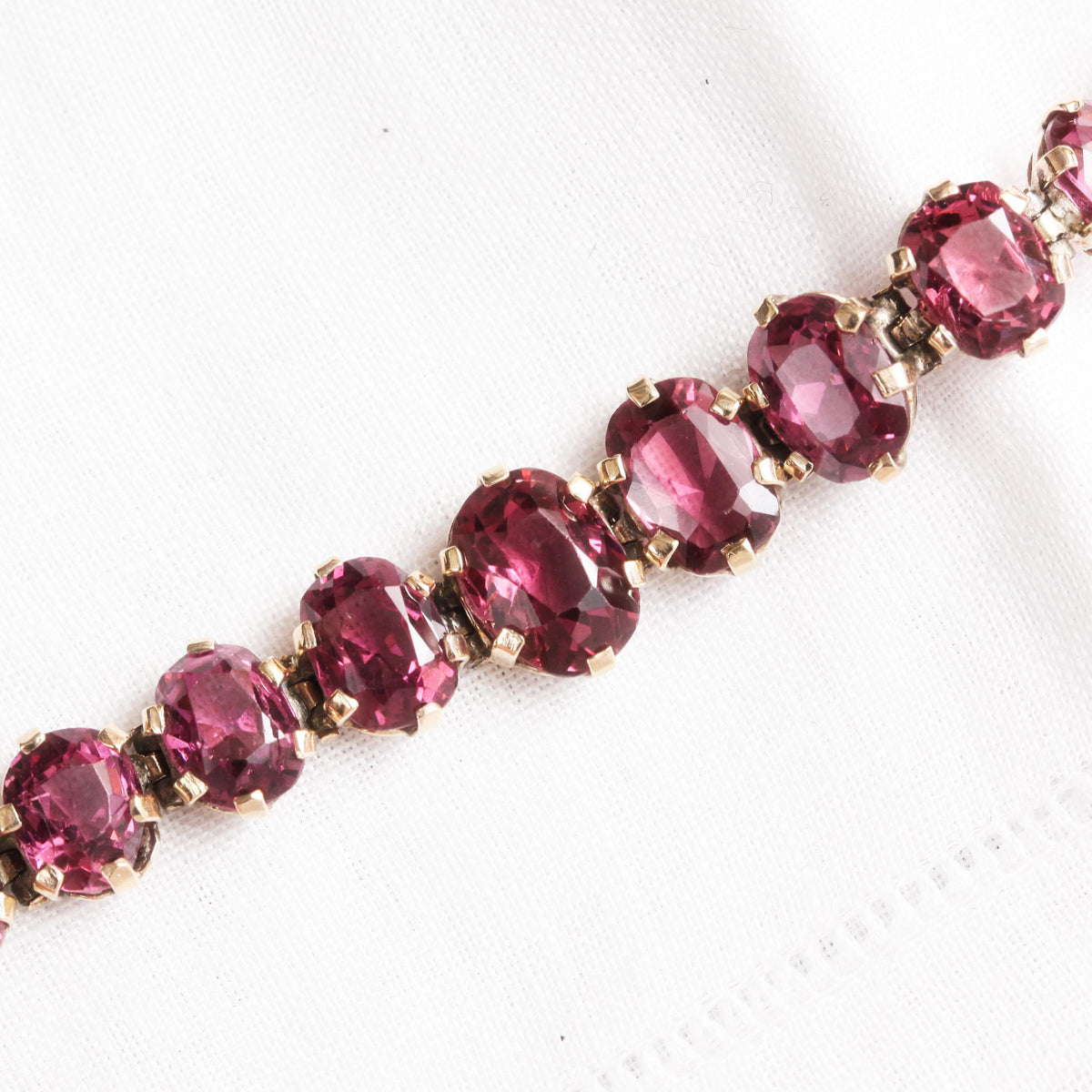 Luscious Vintage Edwardian Almandine Garnet Bracelet