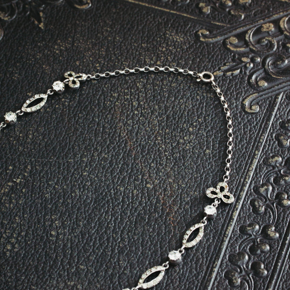 Vintage French Georgian Style Paste Necklace