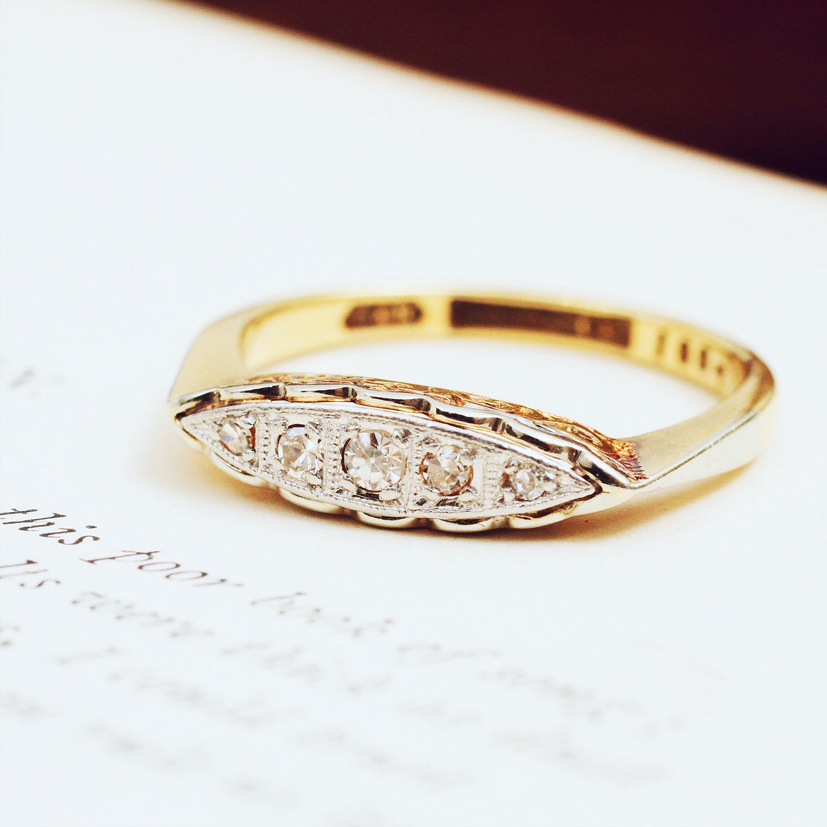 Precious Beauty! Vintage Diamond Engagement Ring