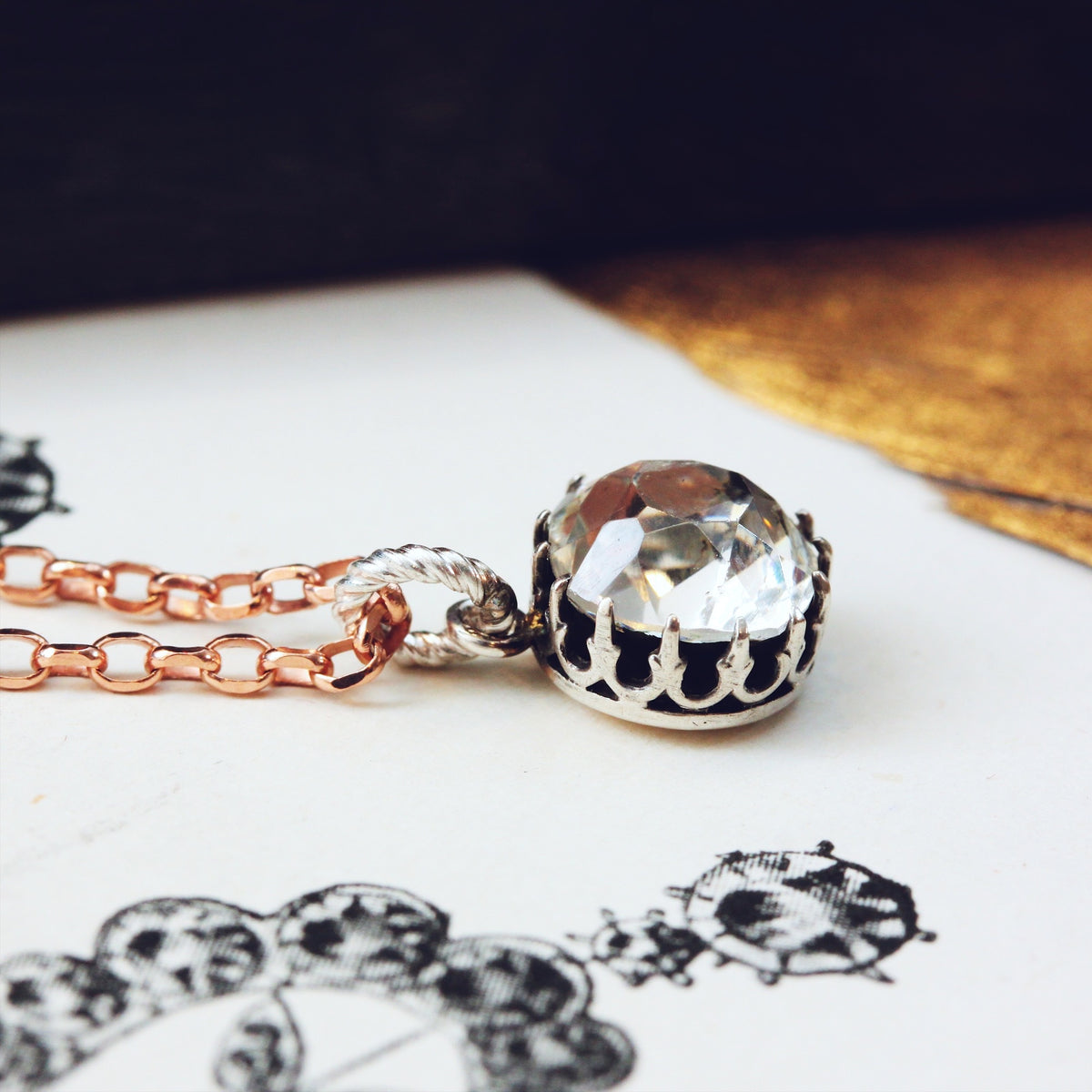 Antique Cushion Paste Pendant