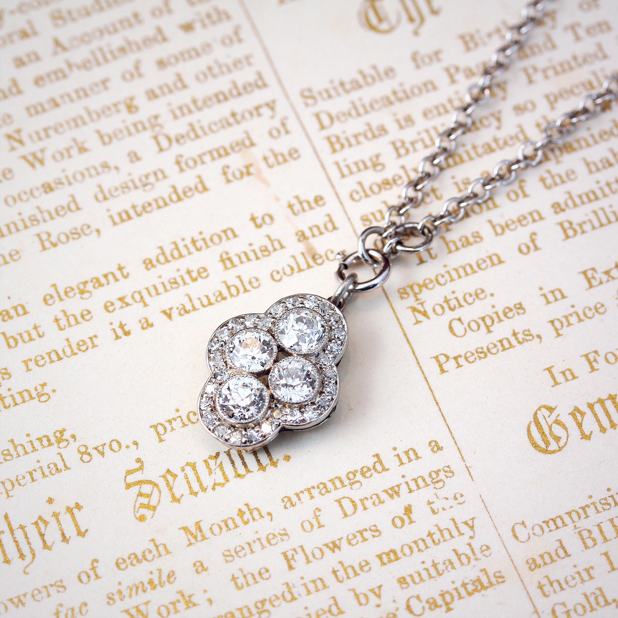 Vintage outlet diamond pendant