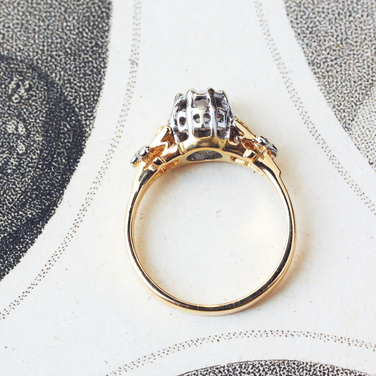 Captivating Vintage Diamond Solitaire Engagement Ring