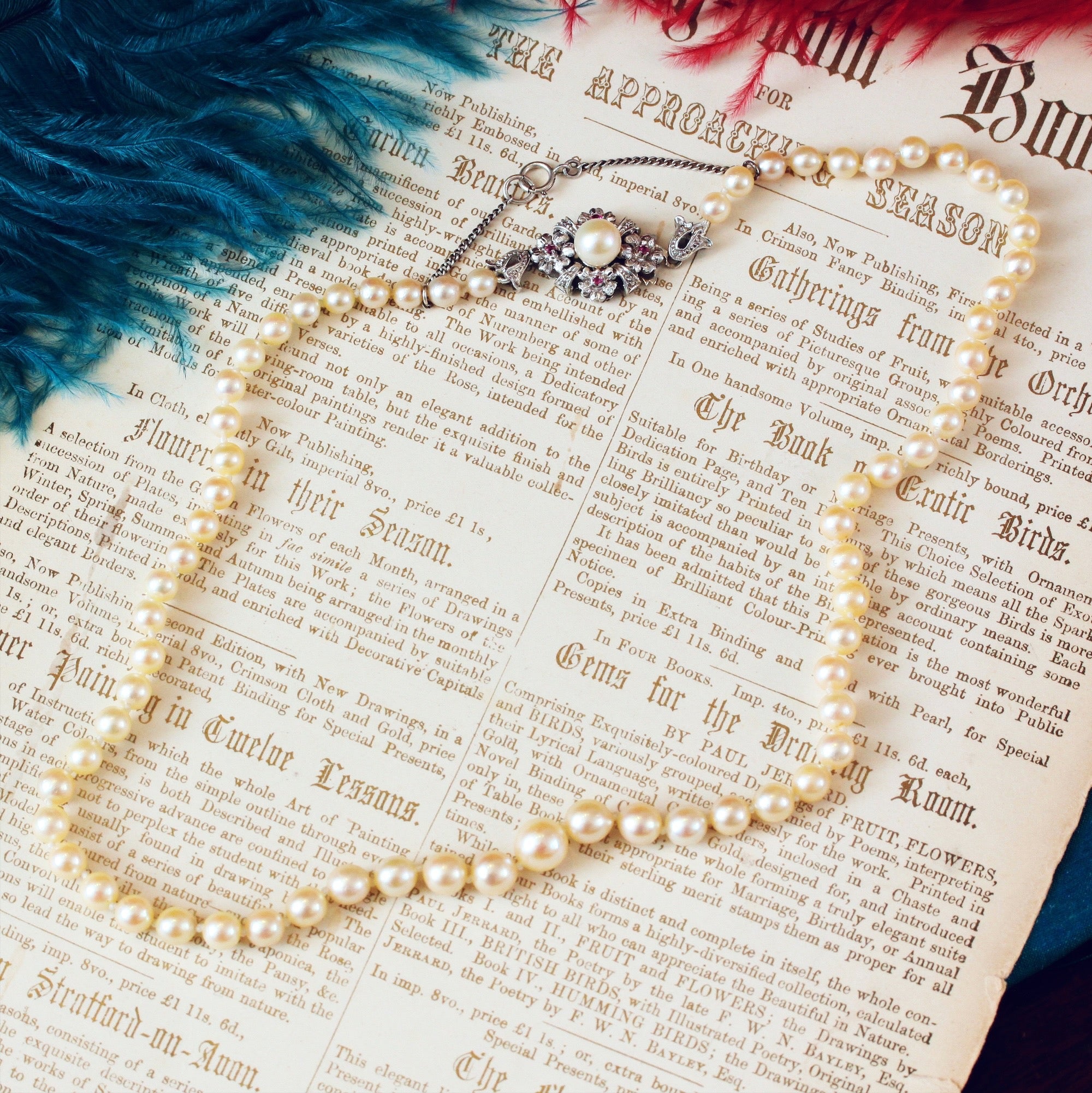 Cultured pearl sale necklace price