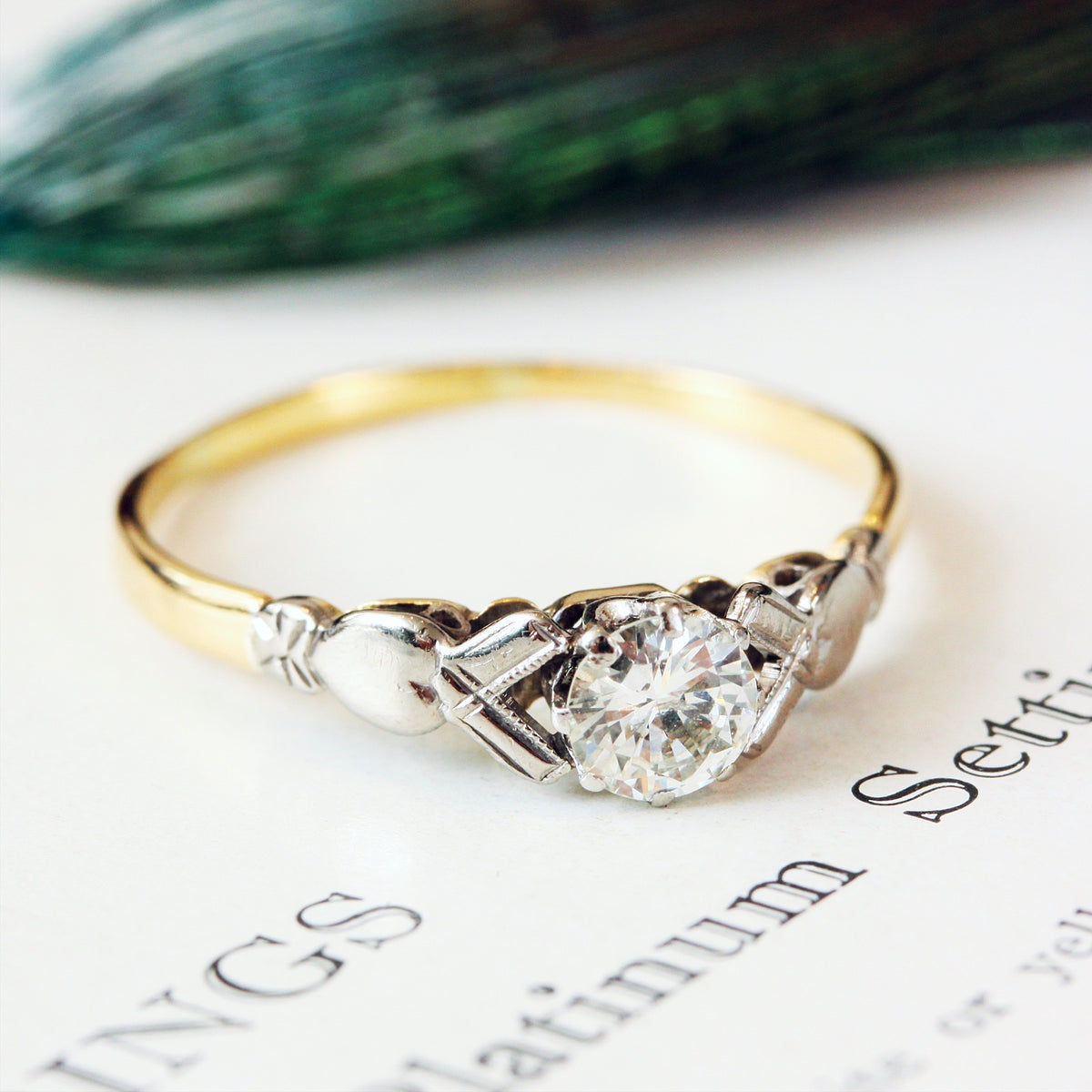 Vintage Diamond Engagement Ring