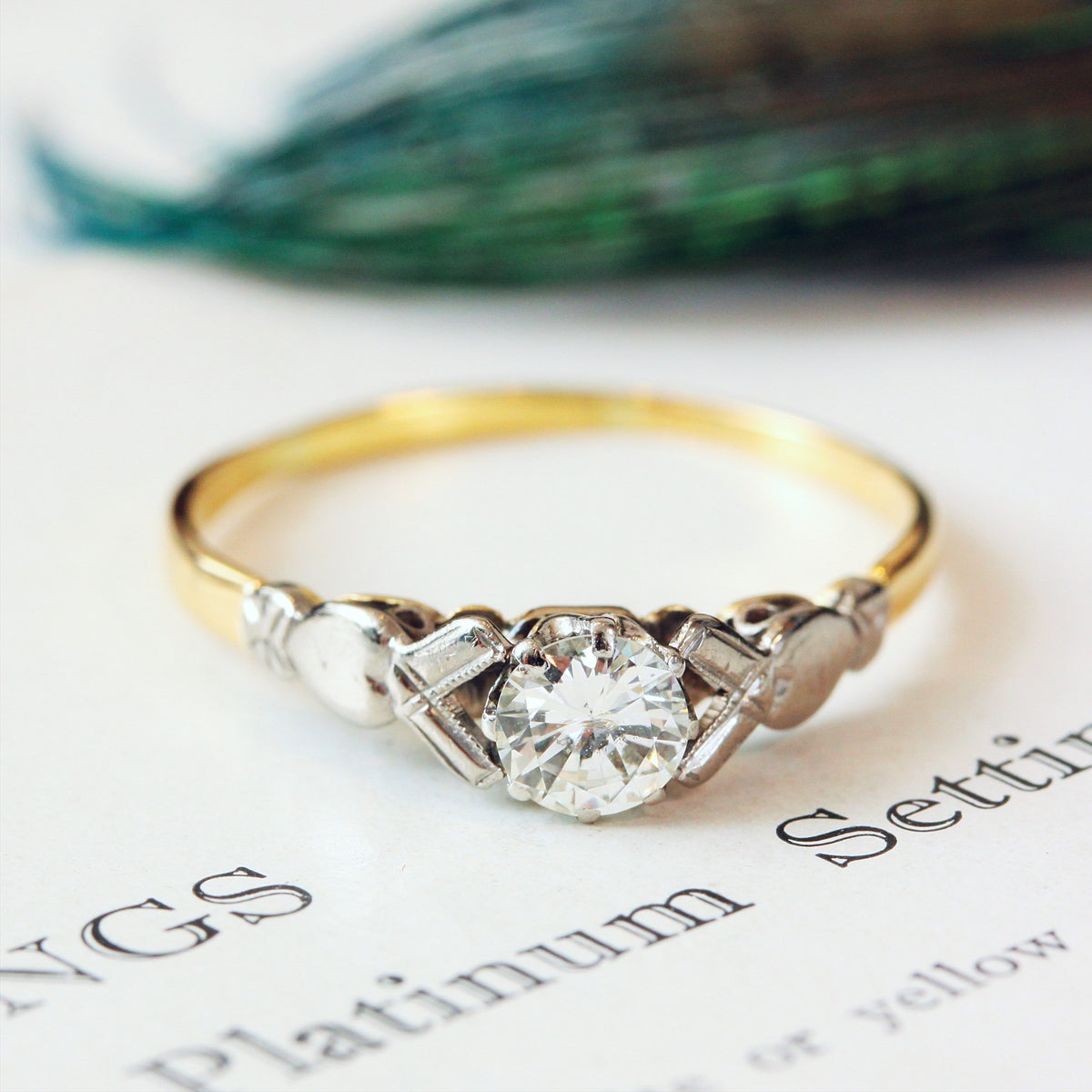 Vintage Diamond Engagement Ring