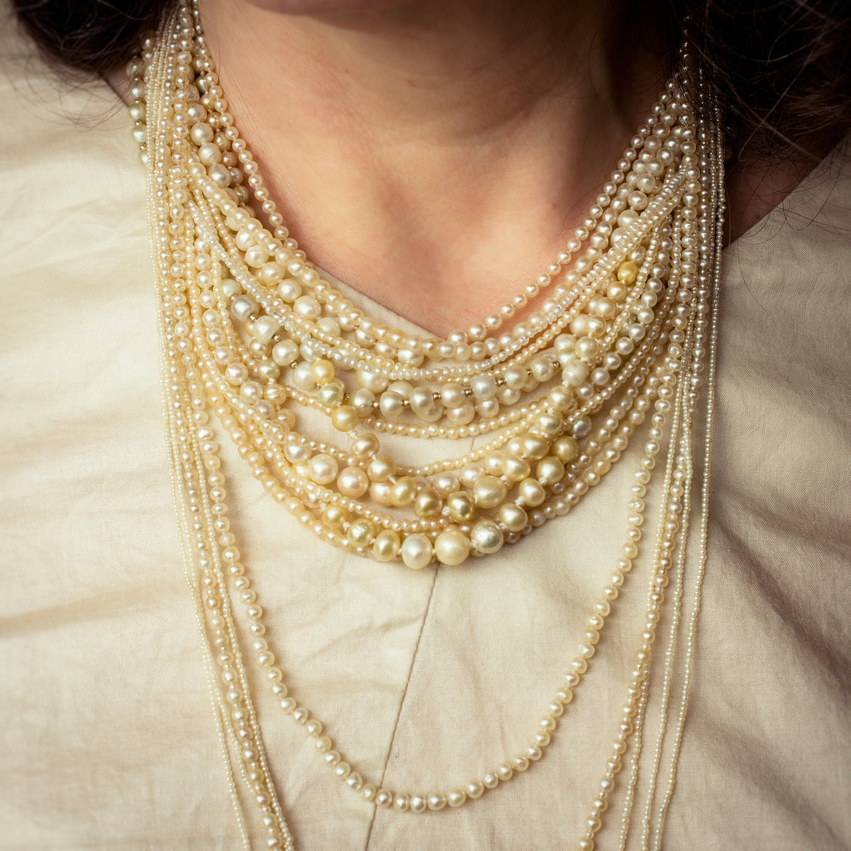 vintage antique pearl necklace