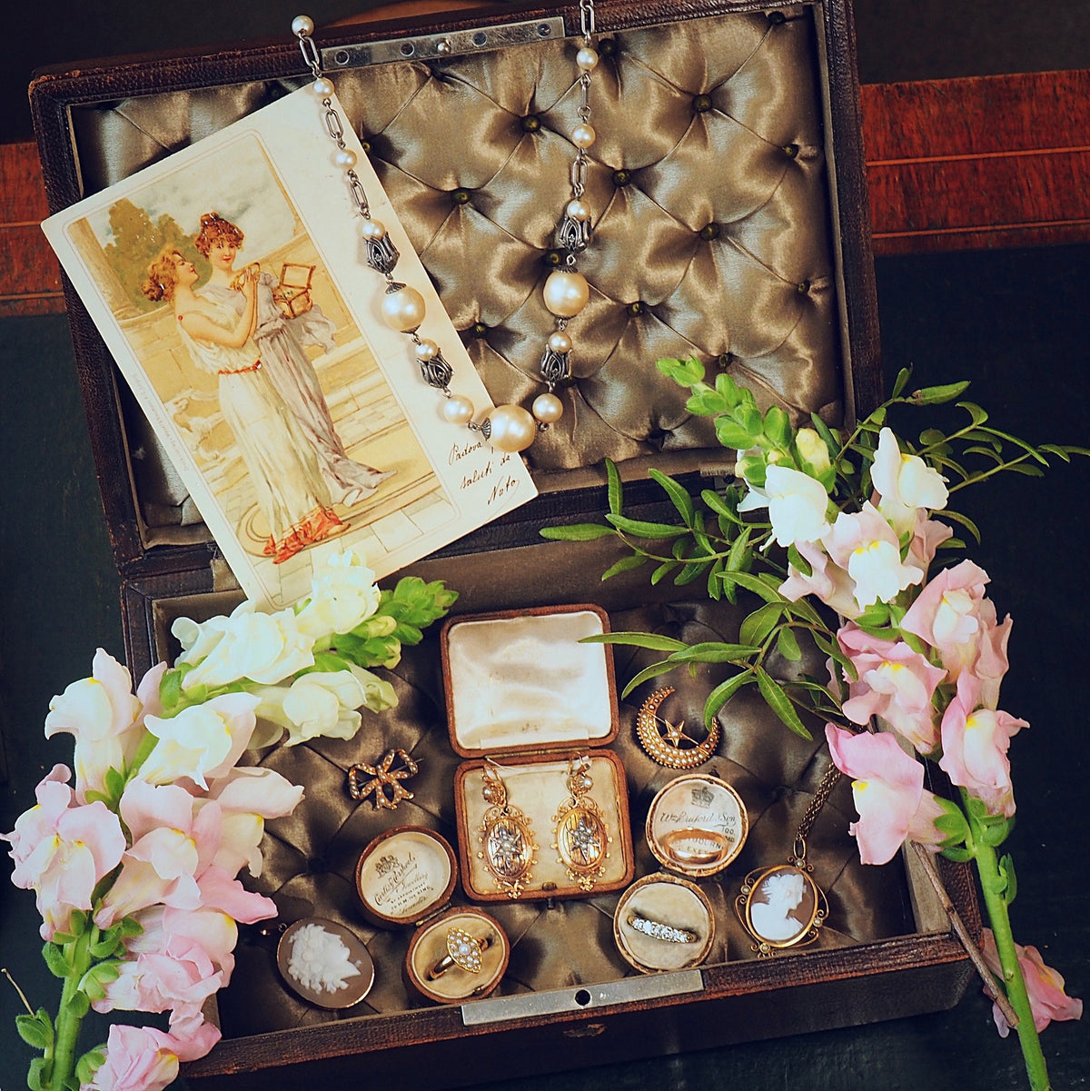 antique edwardian wedding trousseau