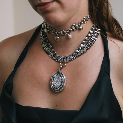 vintage silver necklaces