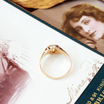 Antique Date 1905 Edwardian Diamond Solitaire Ring