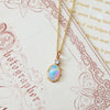 Antique Opal & Diamond Pendant