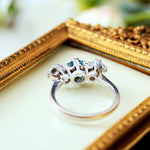 Glamorous Recycled Zircon & Platinum Dress Ring