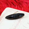 Hand Carved Victorian Whitby Jet Bar Brooch