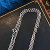 Vintage Mid Century Squared Link Silver Chain