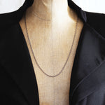 Vintage Mid Century Squared Link Silver Chain